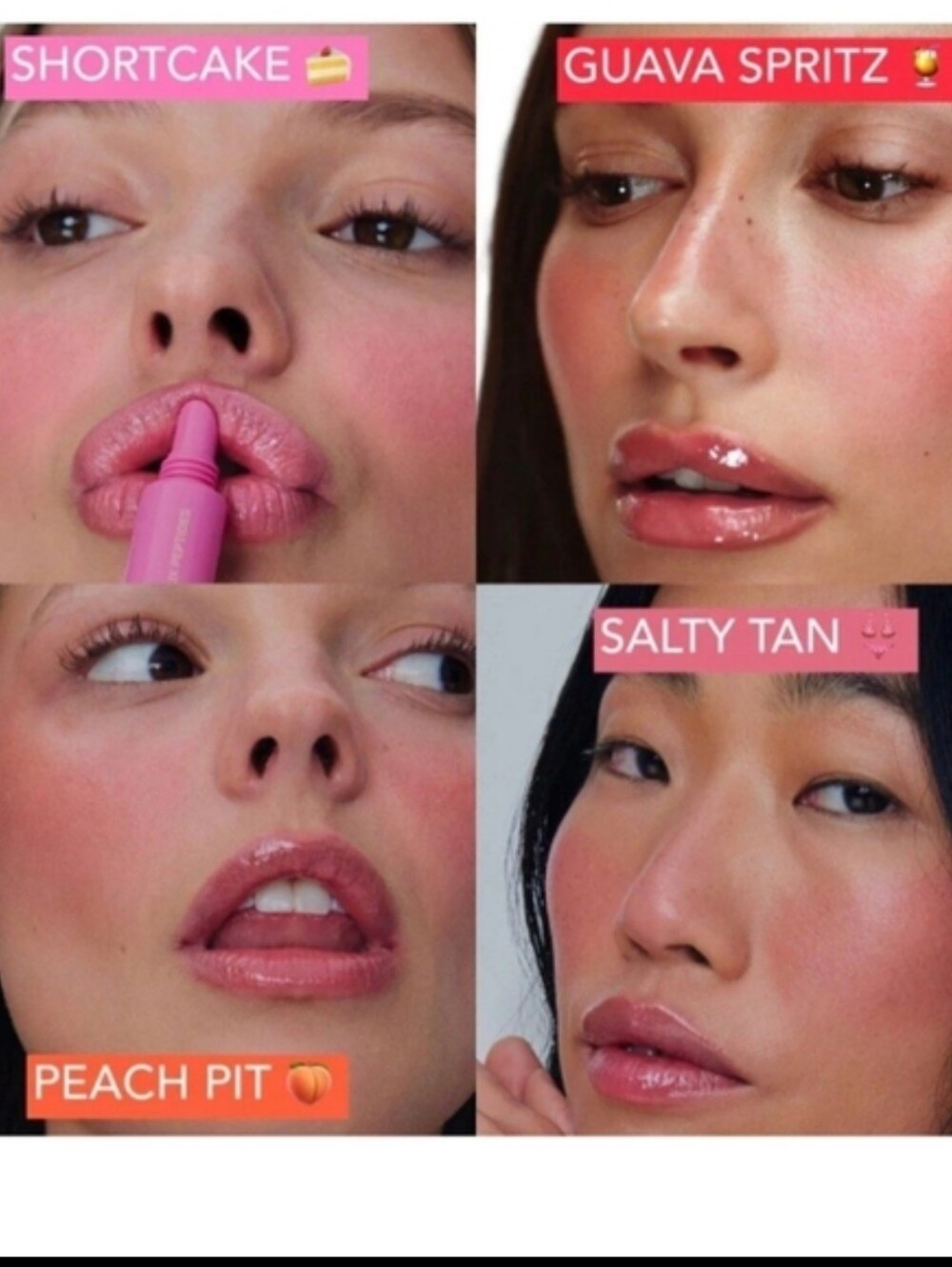 Rhode LIMITED EDITION Peptide Lip Tint 4pk Bundle Set 🍑